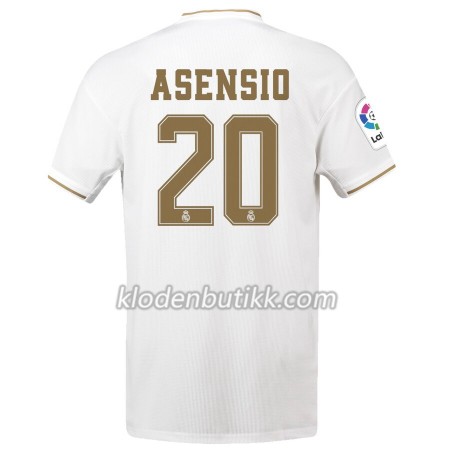 Real Madrid Marco Asensio 20 Hjemme Fotballdrakt 2019-2020 Kortermet